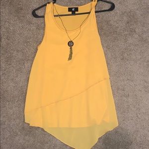 Yellow tank top